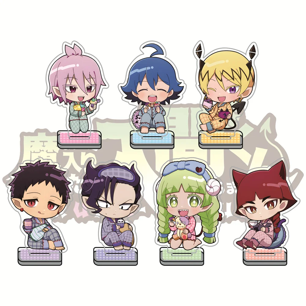 Welcome to Demon School! Iruma-kun Keychain 10cm Acrylic Stand Figures Anime Collectible Merchandise Desktop Decoration Fan Gift