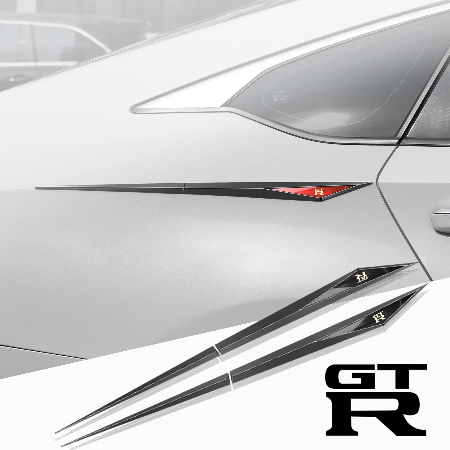 2 Stuks Auto Stickers Tpu Auto Accessoires Para Auto Voor Nissan Gtr GT-R Nismo R35 Premium Bewerken