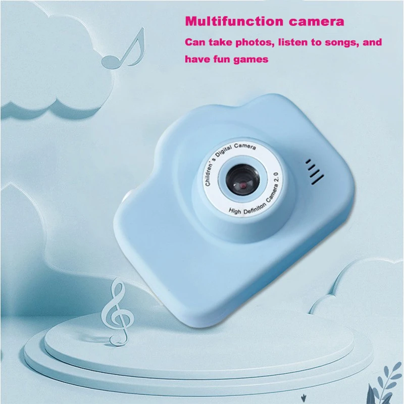 Kindercamera Digitale dubbele camera HD 1080P Videocamera Speelgoed Mini Cam Kleurendisplay Kinderen Verjaardagscadeau Kinderspeelgoed voor kinderen