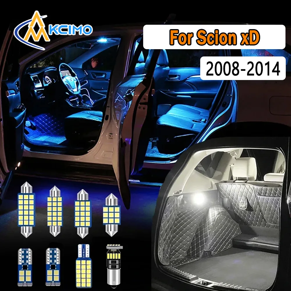 

CANBUS Error-Free LED Interior Lighting Kit Car Windshield Wiper Blades Set For Scion xD 2008-2014 Front Wiper Blades