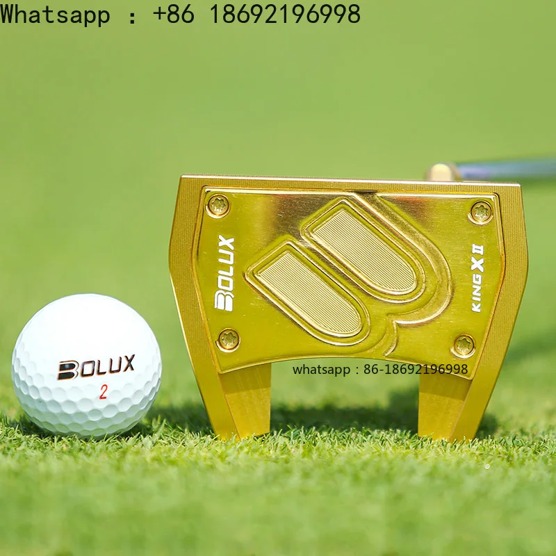 Nuevo Putter de Golf BOLUX Bolex para Hombre, KINGX Segunda Generación, Putter Verde con Estabilizador de Cuerno