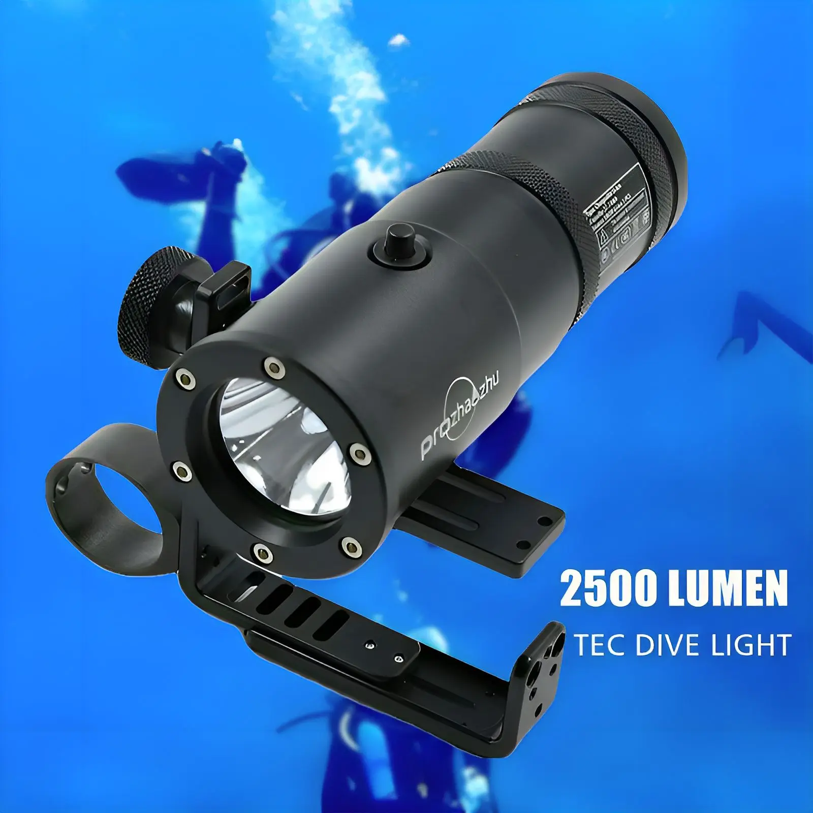 Professional Tec Diving Light SFT40 2500 Lumen IP68 Waterproof 200M Rechargeable Diving Lamp With Goodman Handle