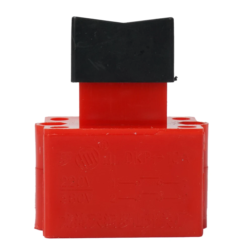 

FA2-10/2B Trigger Switch Black+Red Cutting Machine Switch 10(10)A 250V 5E4 For Power Controlling Plastic High Quality