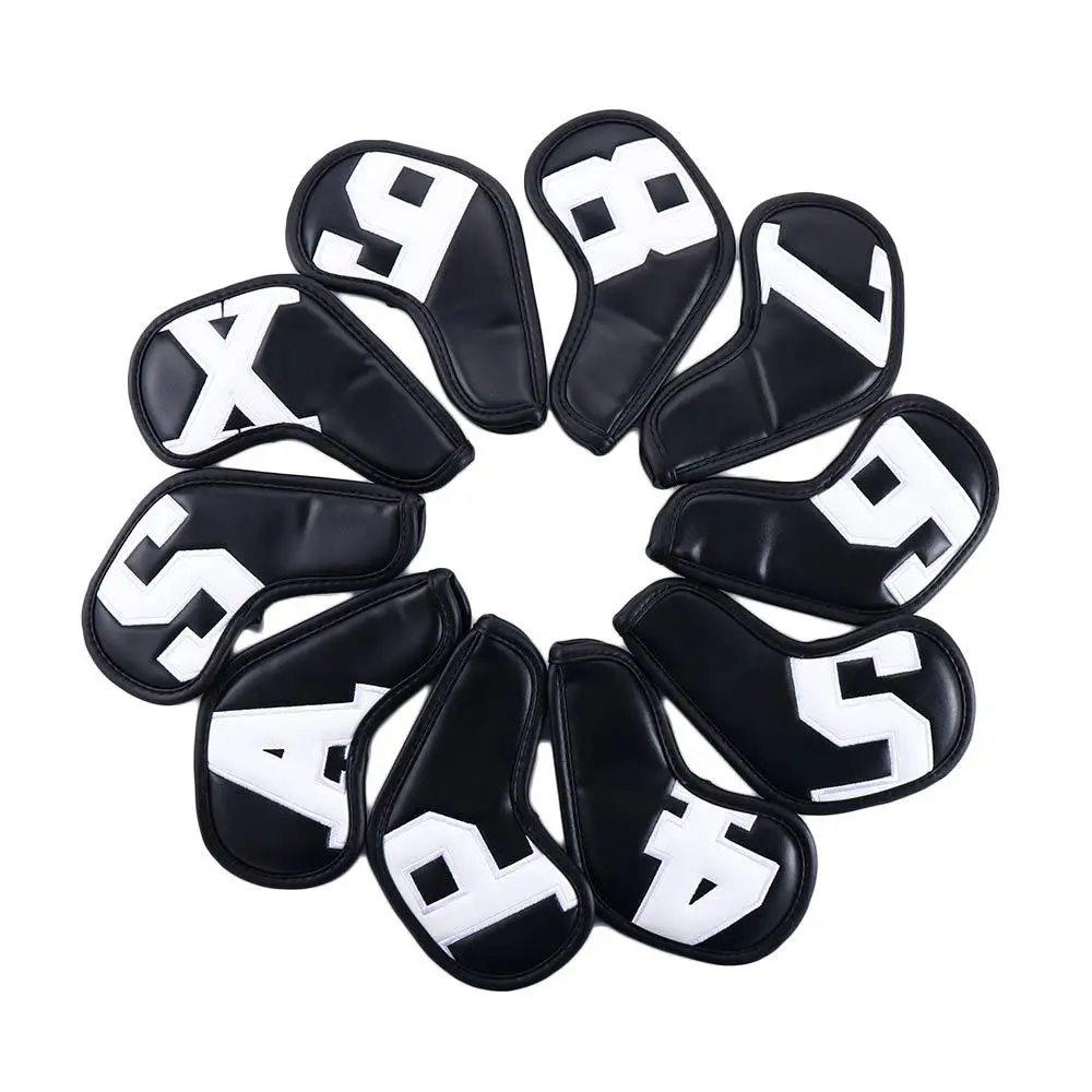 Men and Women High-end 4-9 ASPX Dustproof Covers Golf Iron Covers Protective Cover Golf Wedge Cover Golf Club Head Covers