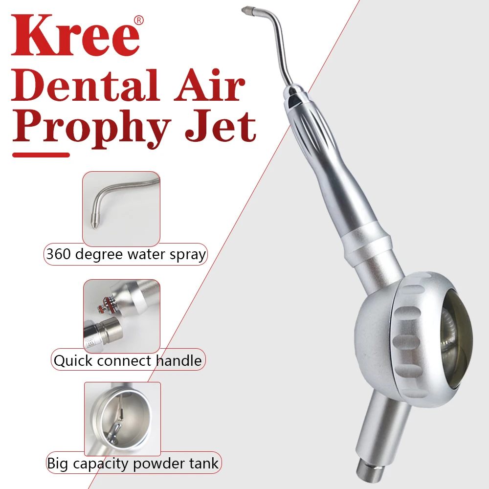 Dental Dental Air Flow Prophy Polisher fit QD Quick Connector Teeth Sandblaster Air Polishing Handpiece for Dentistry Clinic Use