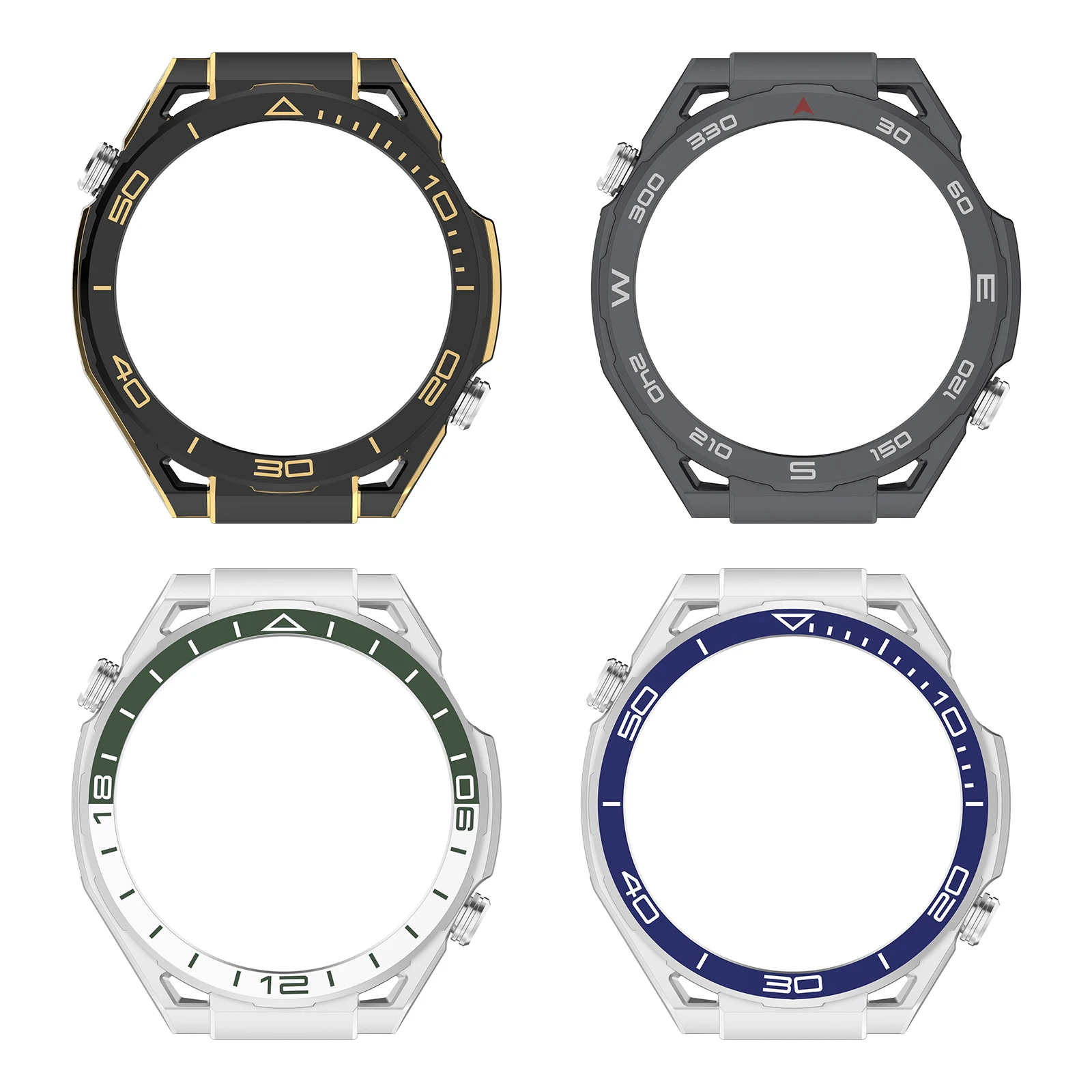 

Защитный чехол-бампер для Huawei Watch GT6 Pro 46 мм с металлическими кнопками, полый, из поликарбоната