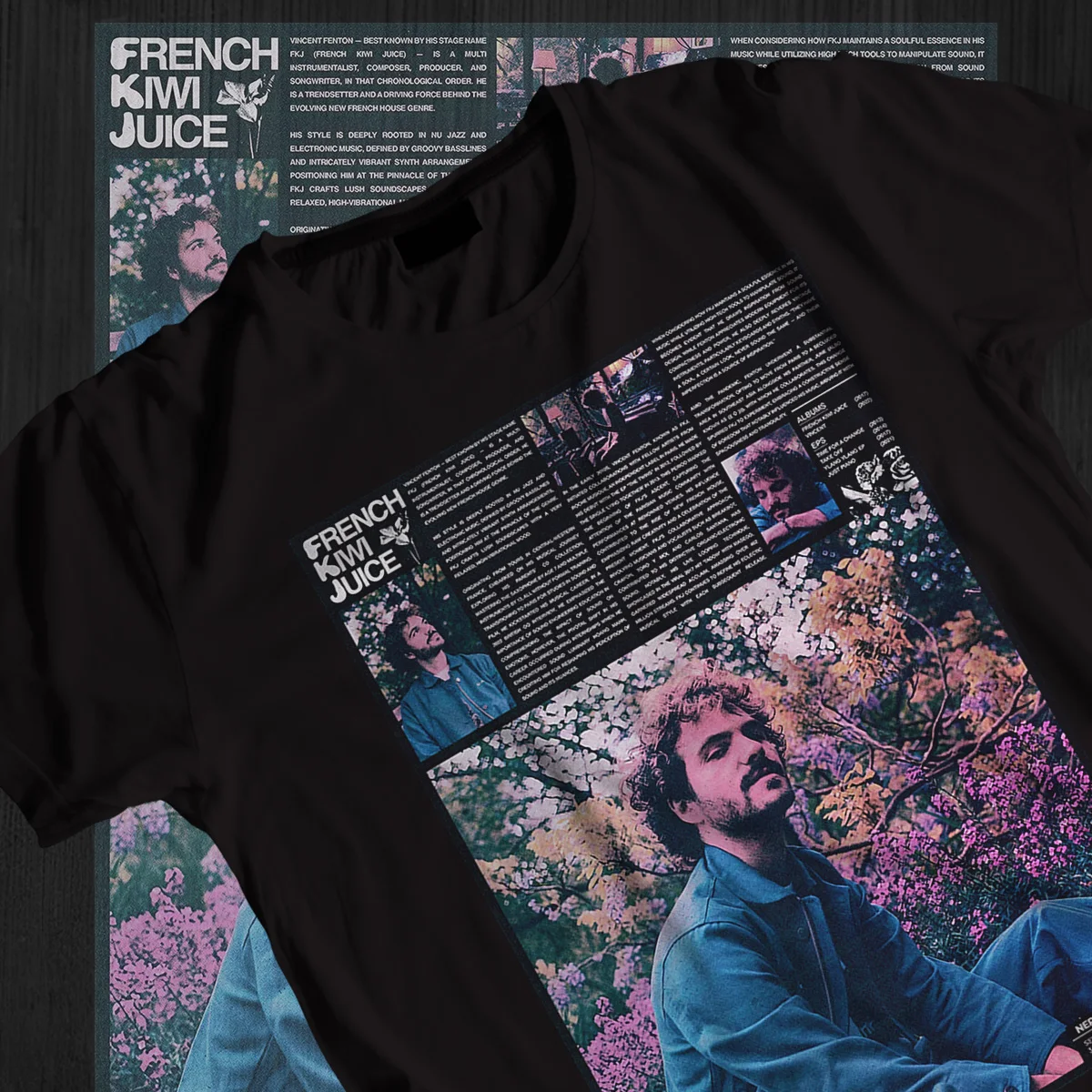 

Floating Castle Anime Art Tee with Classic Touch