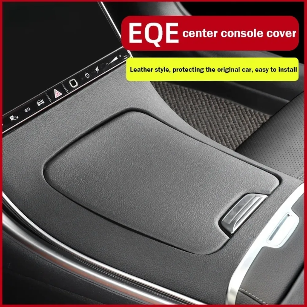 

Car Center Console Leather Suede Style Panel Cover Trim Panel Frame Interior Modification For Mercedes Benz EQE SUV Class EQE350