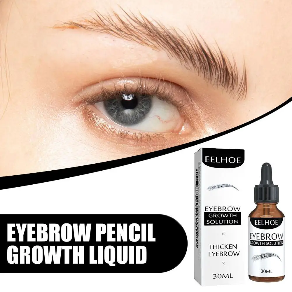 30ml Eye Brow Solution Natural Thickening Curling Eyelashes For Men And Women Eyebrow Lengthing Thickening Liquid Eyebrow T G3H0