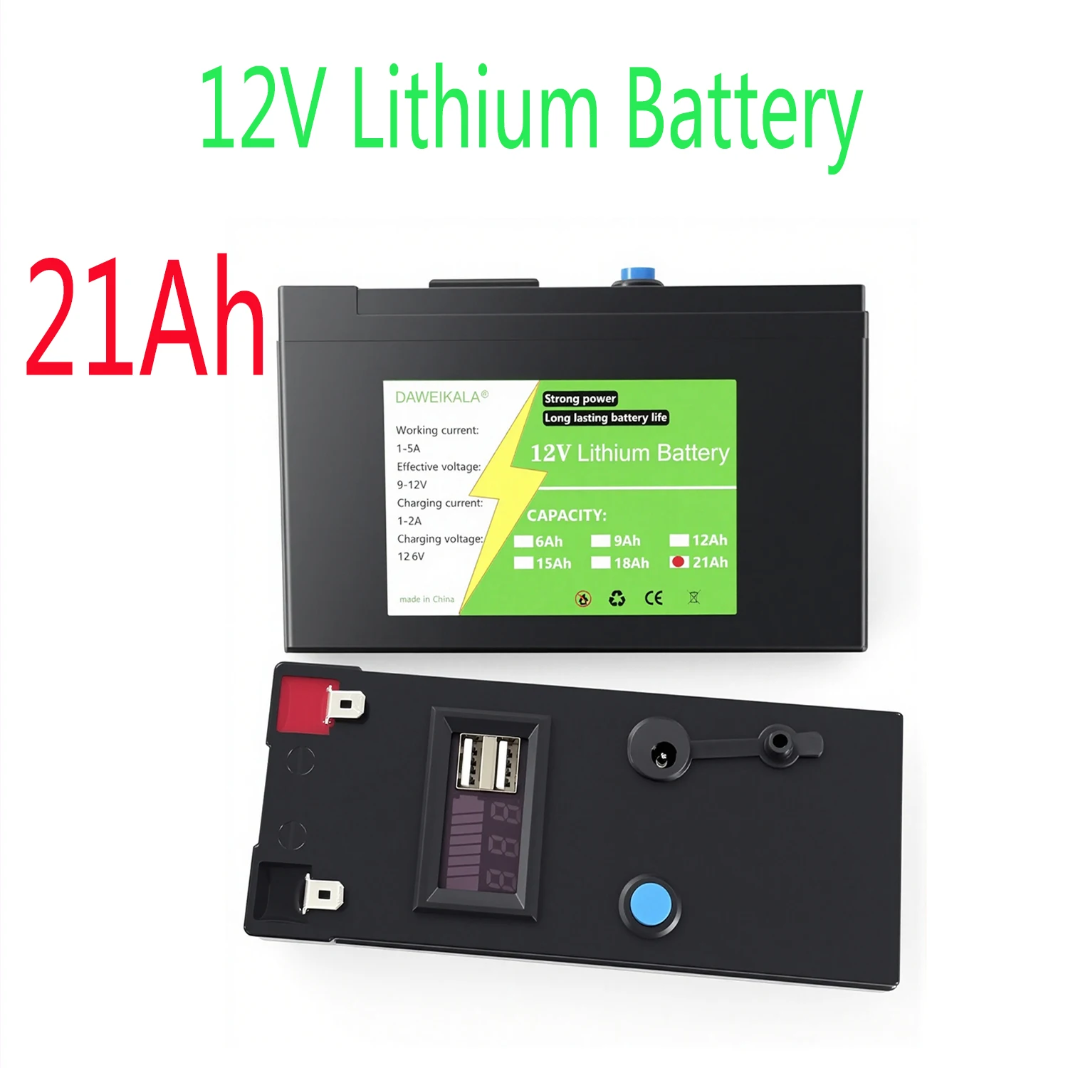 

3S7P 12 В 21 Ач 18650 литиевый аккумулятор перезаряжаемая батарея для солнечной энергии аккумулятор электромобиля 12,6 В 3A зарядное устройство