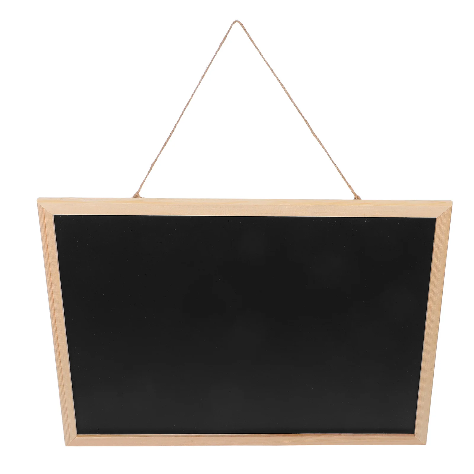 Houten randkrijtbord 40x30cm Klein hangend schoolbord voor muur Decoratief prikbord Herbruikbaar oppervlak Lichtgewicht