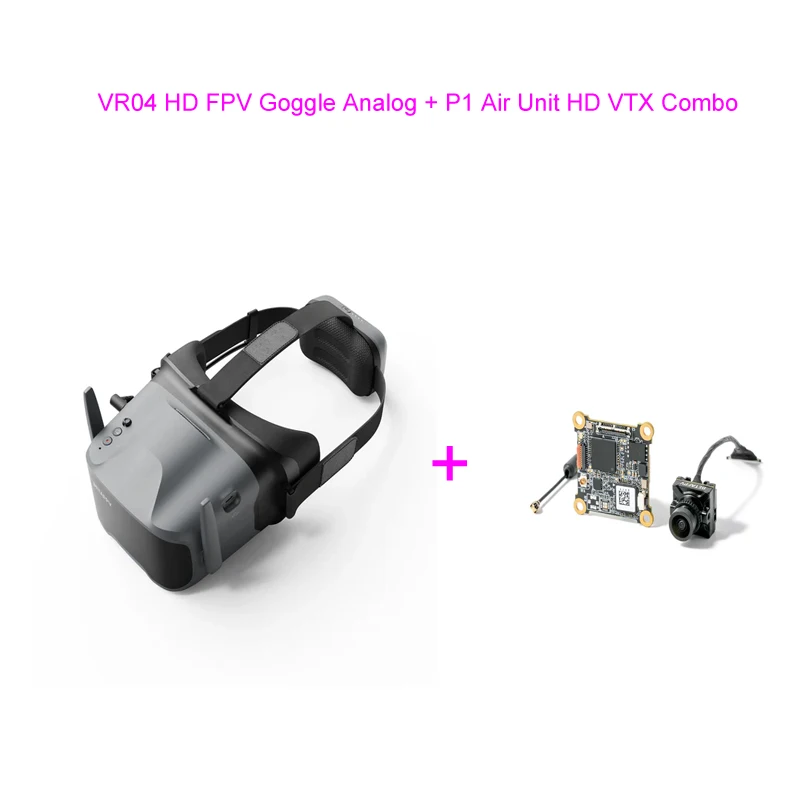 BetaFPV VR04 HD FPVゴーグル アナログ 4.5インチ 1920*1080 & P1 Air