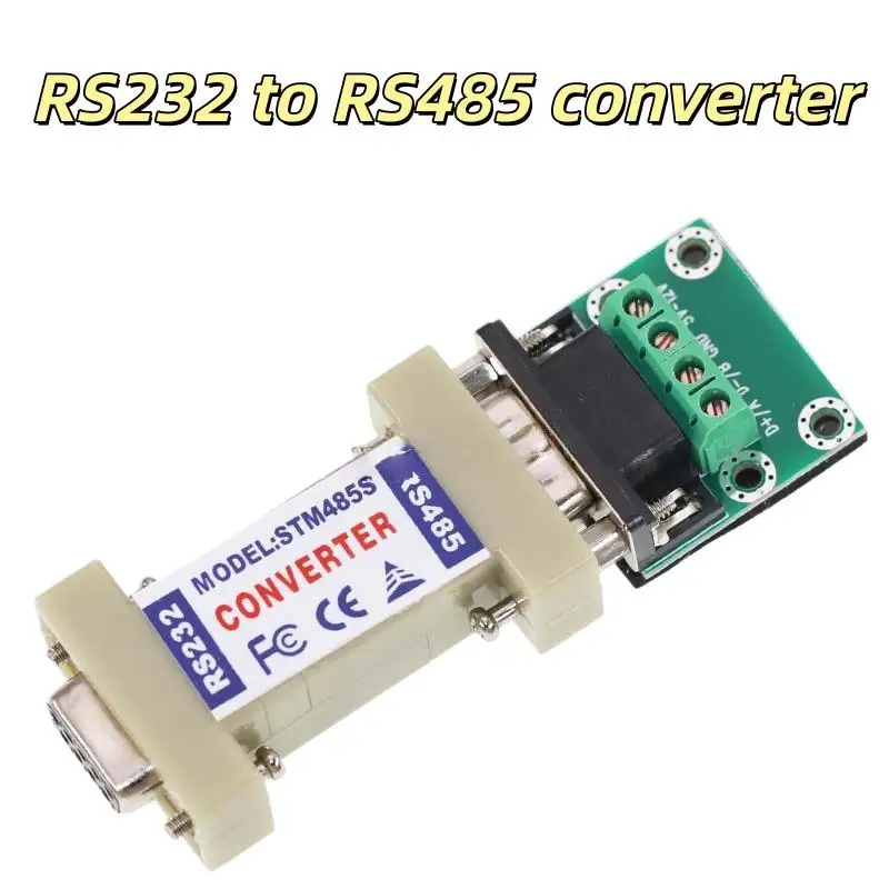 1Pcs Rs232 Rs485 Adapter 232 485 Female Industrial High Performance RS232 To RS485 Bidirectional Converter