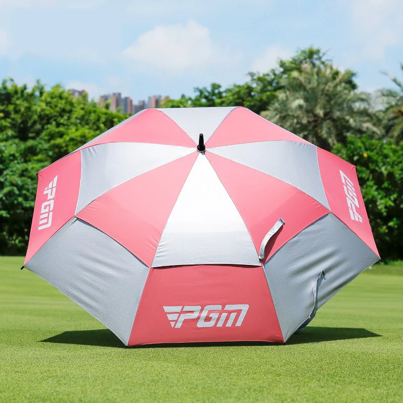 Golf Umbrella Sun Protection And Rain Double Layer Wear Resistant Fiberglass Material Spring And Summer Automatic Manual