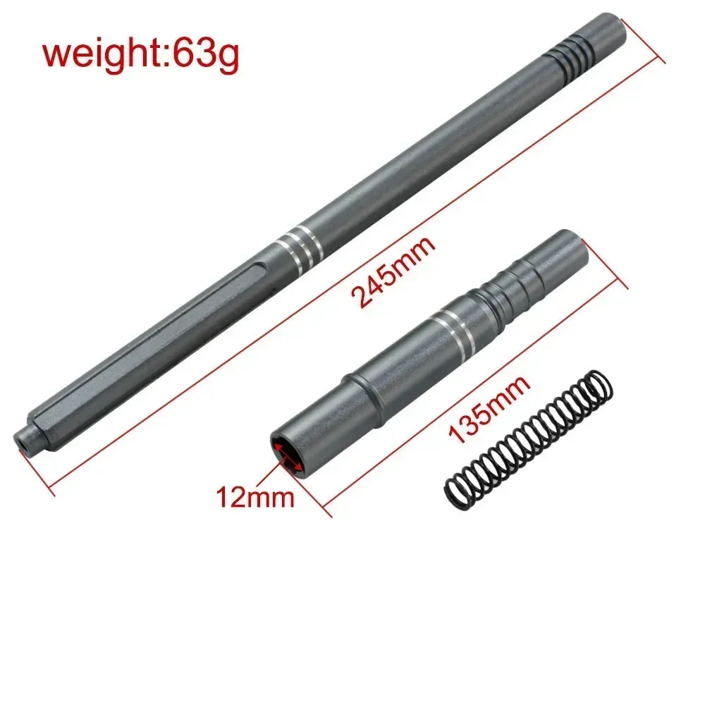 Aluminum Alloy Center Slider Driveshaft Set for Arrma 1/8 Mojave 4X4 4S BLX Drive Shaft Upgrades Parts