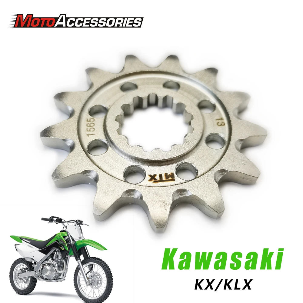 

Передняя Звездочка цепи мотоцикла для Kawasaki KX450 F 2006-2018 KLX450 R 2008-2020 13T 520 цепи аксессуары для мотоциклов