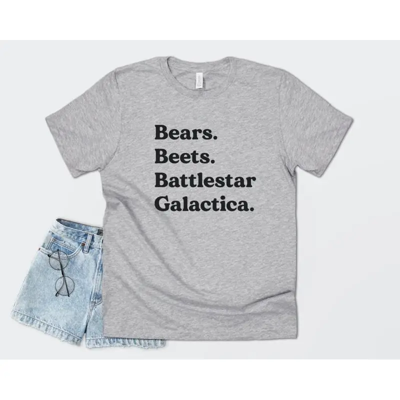 Bears Beets Battlestar Galactica T Shirt Funny The Us Office Dwight Schrute