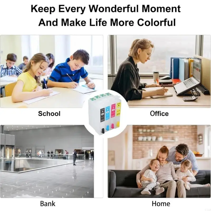 

Набор картриджа 604xl Inkjet с чипкой пустой чернильной коробкой для XP2200/XP4200/WF-2950 Y3ND