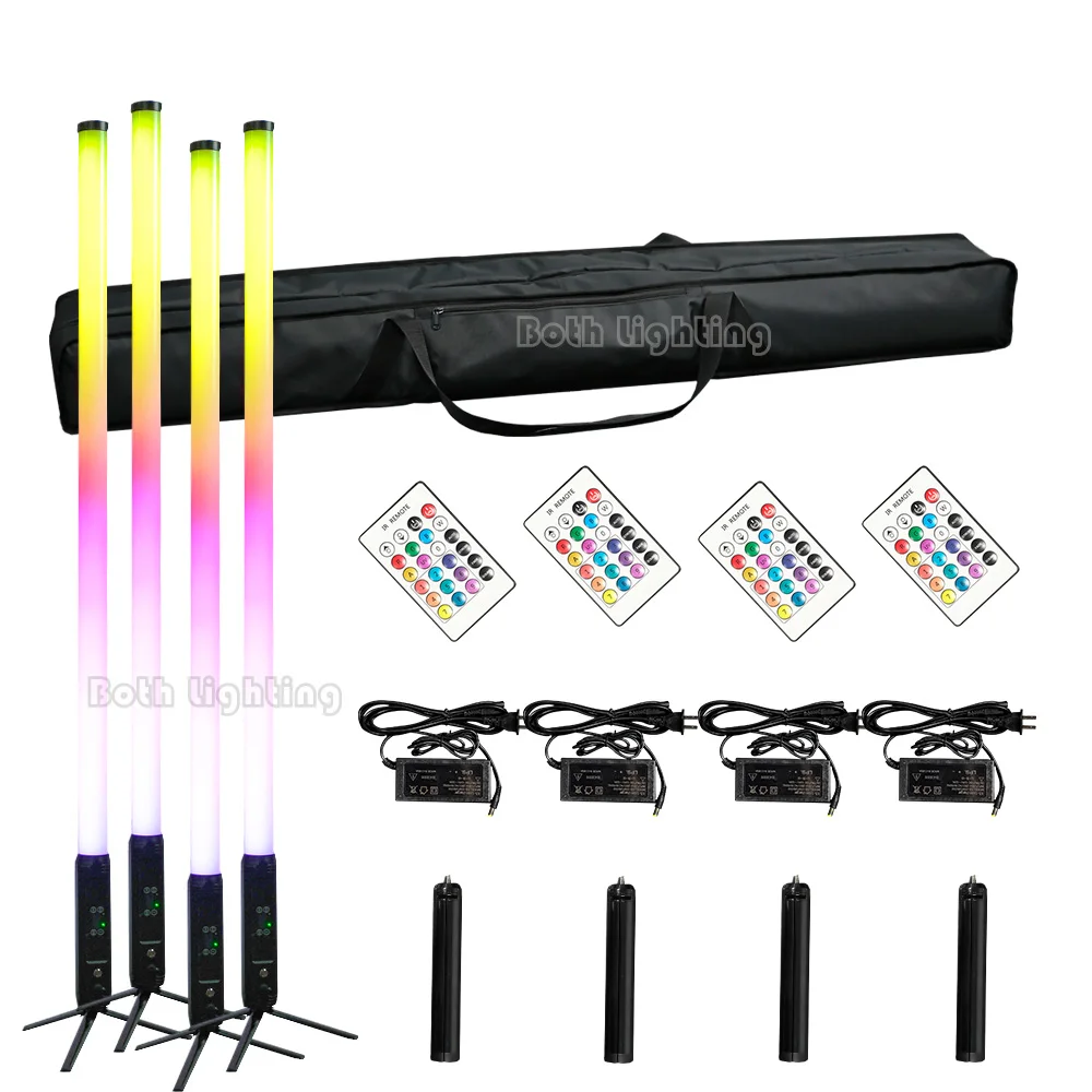Both Lighting Wireless Pixel Tube Battery Wireless DMX 360 Led for Wedding DJ Stage Light Event Entertainment Party Wedding