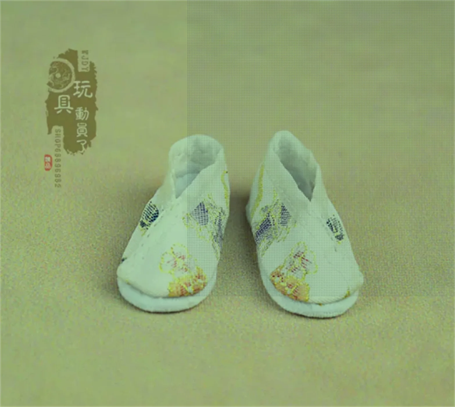 

Древняя женская обувь, масштаб 1/6, классическая обувь с вышивкой, китайская модель игрушки для 12 12 дюймов, экшн-фигурка, модель игрушки