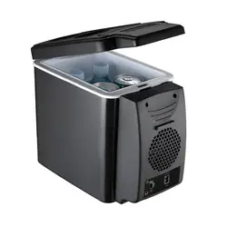 Portable 12V 6 Liter Car Mini Refrigerator Lightweight Dual-Use Insulated Cooler Warmer Box Container