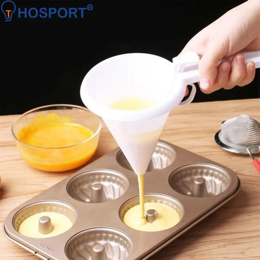 1/2Pcs Cream Funnel Batter Dispenser Funnel Adjustable Liquid Chocolate Dispenser Kitchen Baking Tool Kitchen Accessories