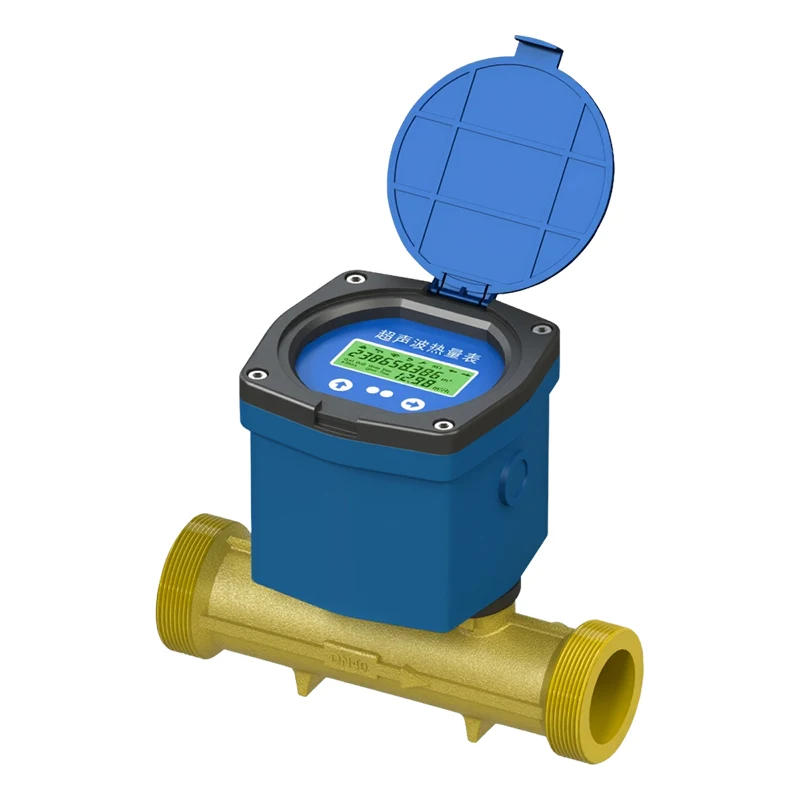 Picture 5: DN20 DN40 Brass Pipe Body Smart Ultrasound Digital Water Meter Wireless Modbus RS485 Infrared Output Water Meter Flowmeter