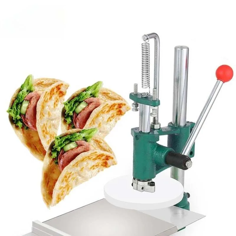 16 Model Manual Pancake Machine Pancake Press Machine With Adjustable Arm Angle Dough Making Machine And Stall Tool