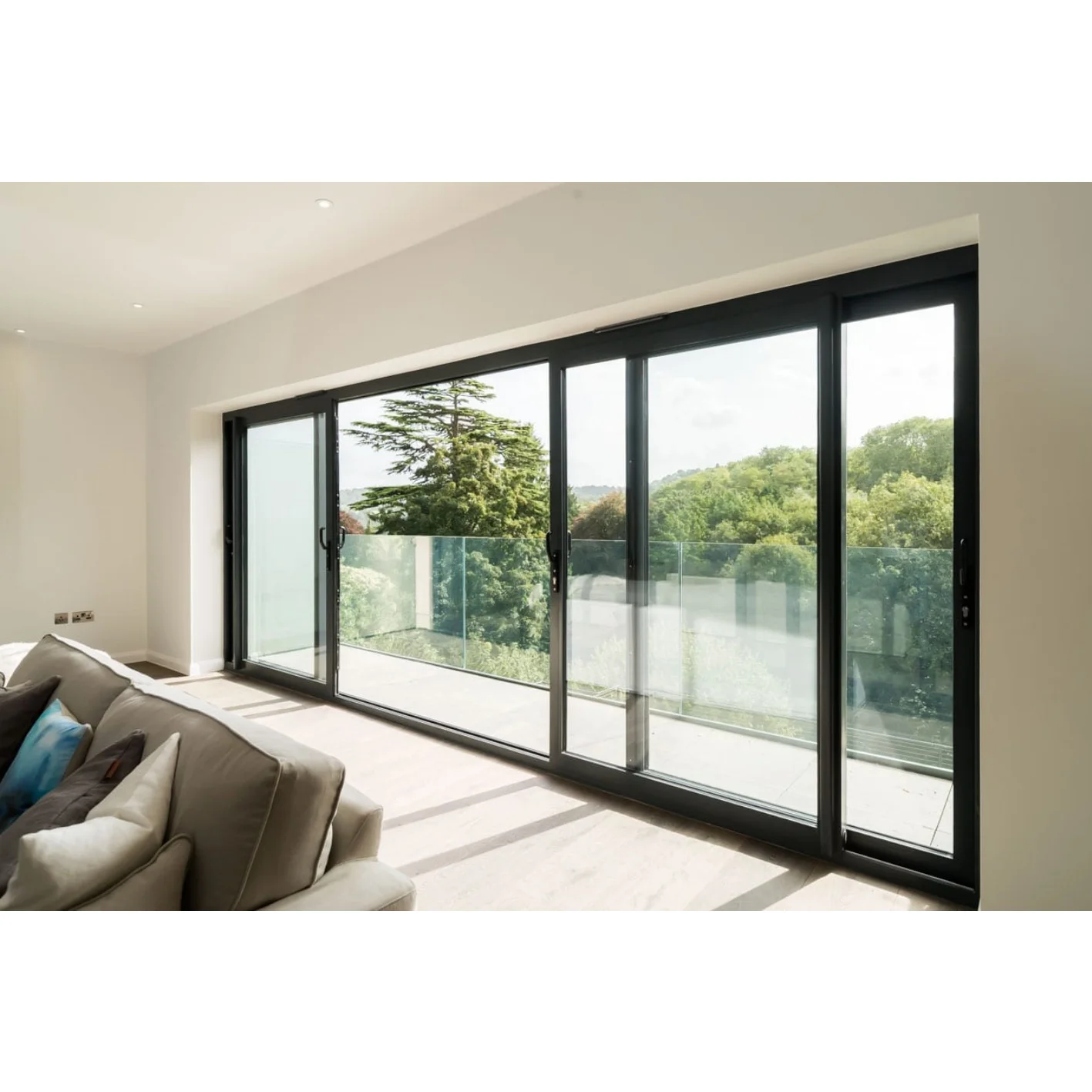 High Quality Outdoor Waterproof Sliding Door Patio Soundproof Double Glazed Door Large Slide Doors