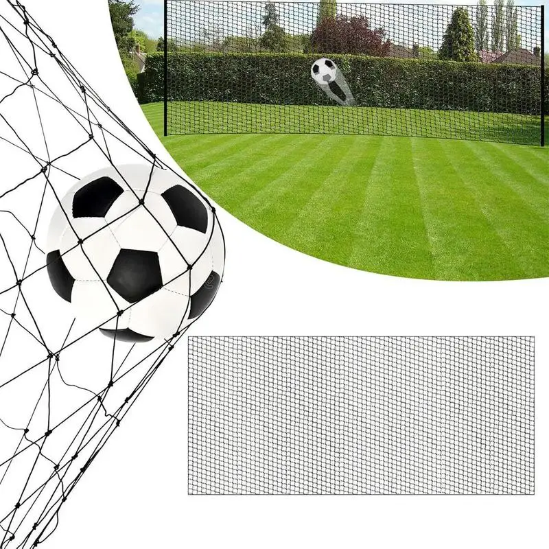 Soccer Backstop Net Heavey Duty Ball Stop Net Reusable Outdoor Supplies Training Equipment for Soccer Baseball Basketball