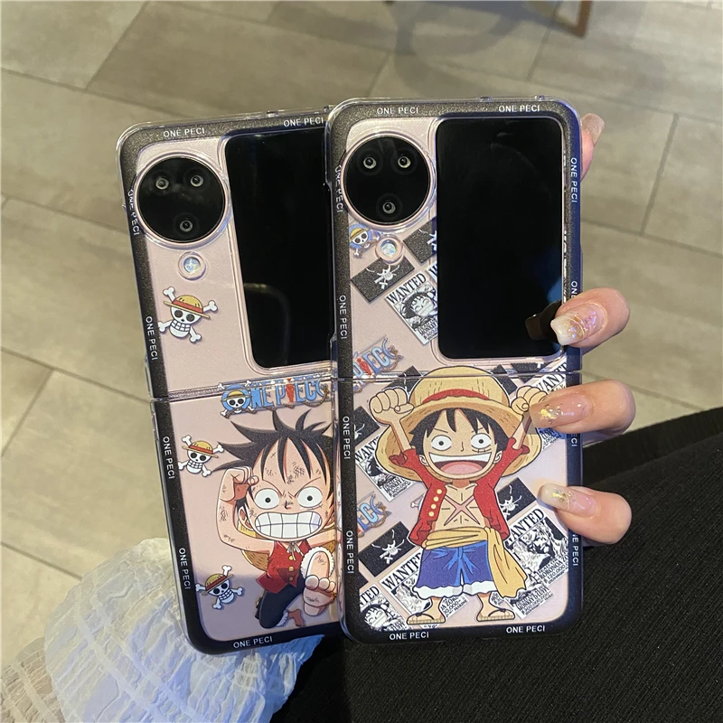 Toy Anime One Piece Crayon Boy Disney Snow White Seven Dwarfs FOR OPPO Find N N2 N3 Flip VIVO X Flip FOLD Cover Phone Case