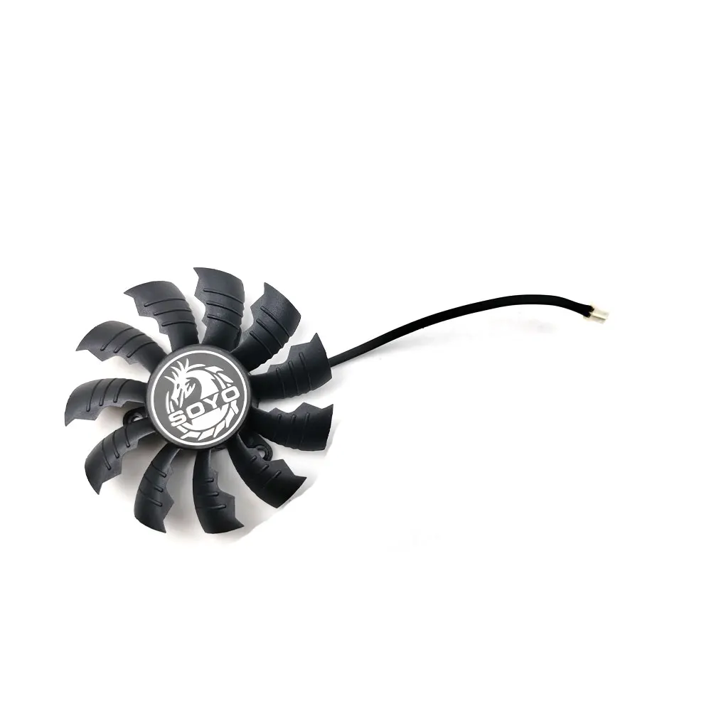 DIY 85MM 2PIN AMD RX550 graphics card fan suitable for MOUGOL RX550 4G GPU GDDR5 graphics card fan cooling fan replacement