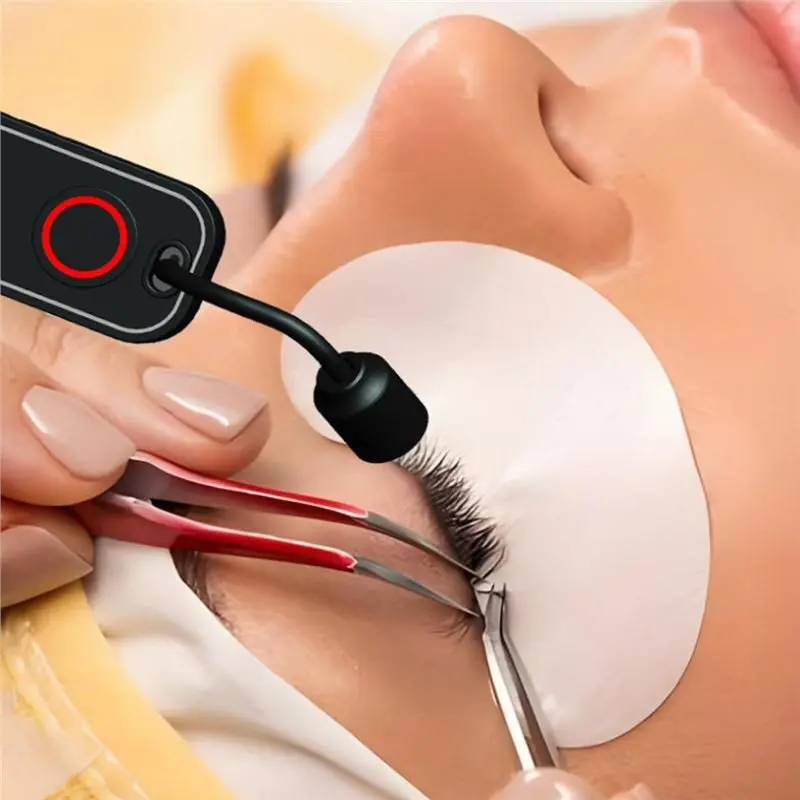 Touch Switch UV Led Light Eyelash Tweezers Eyelash Extension Light Lamp Lash Extension Glue Fast Curing EU Plug