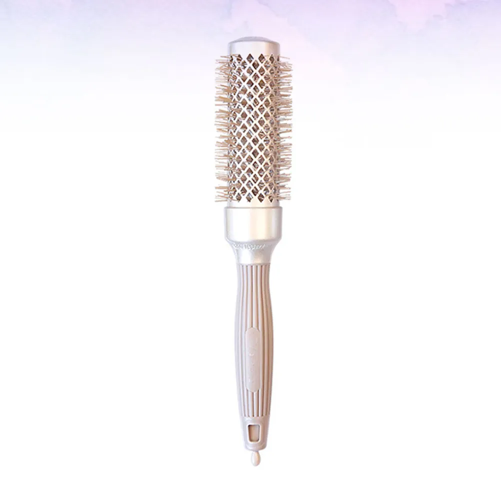 

1Pcs Hair Curling Comb Premium Aluminum Tube Curling Comb Professional Salon Home Use Lightweight Ergonomic Handle Detangling