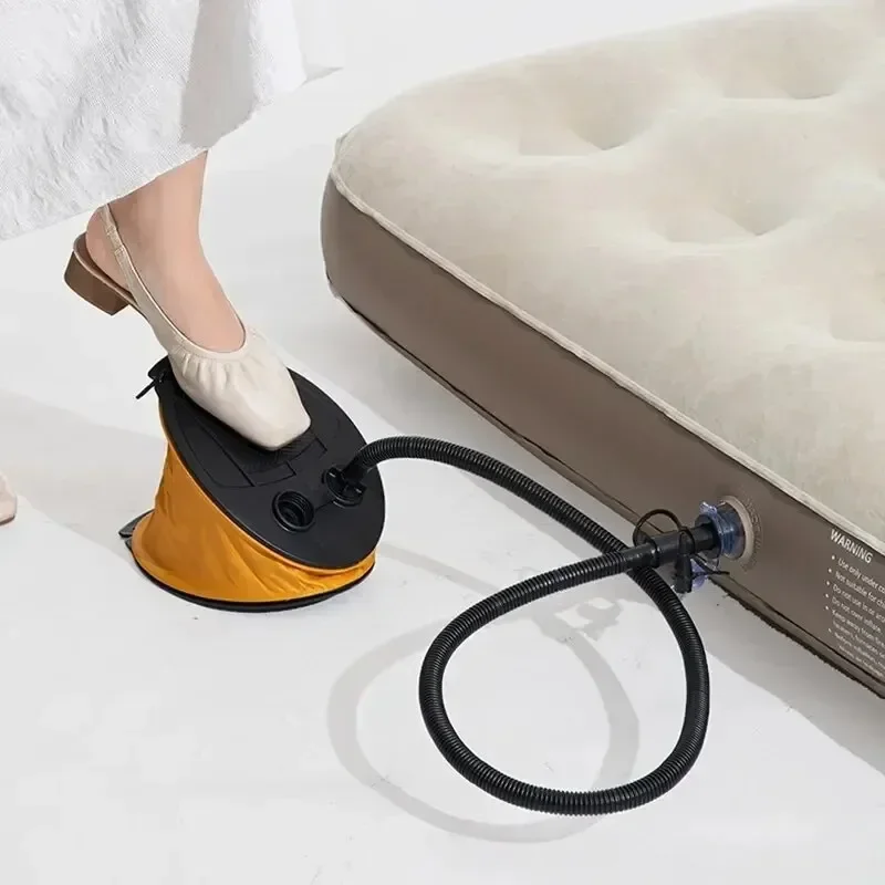 

For Camping Mat, Mattress & Inflatable Bed | Outdoor Accessories Boat Toys Swimming Float - 3L Portable Foot Air Pump Inflator