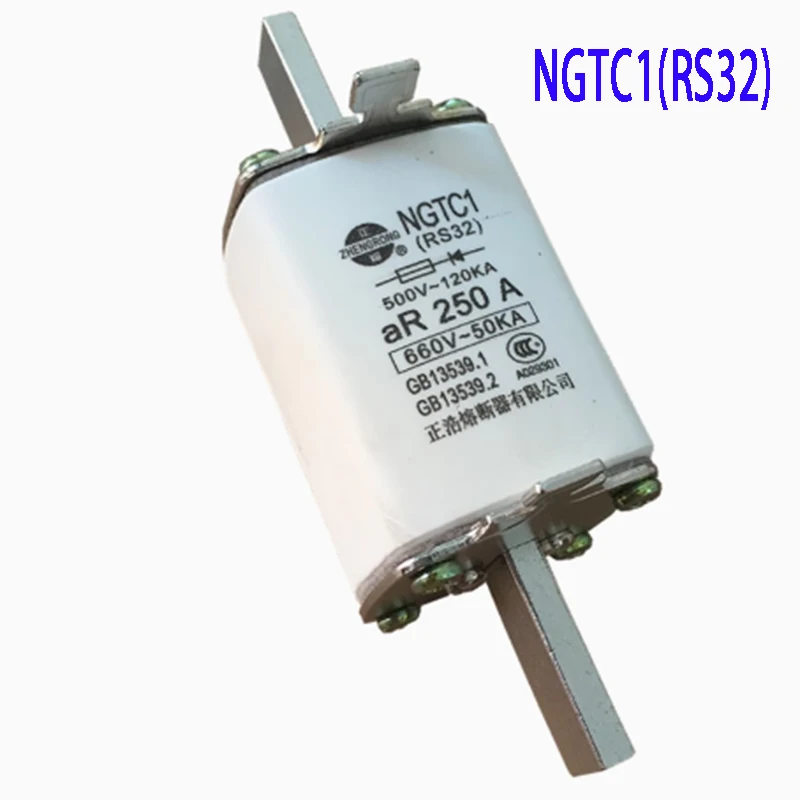 NGTC1 RS32 fast fuse 500V-120KA,660V-50KA aR 100A 125A 160A 200A 250A ceramic