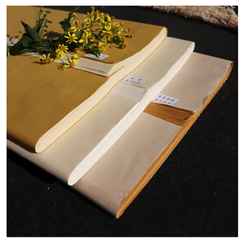 10 Sheets Very Thin Chinese Cicada Rice Paper With Yan Bark Ripe Xuan Paper for Chinese Calligraphy and Painting