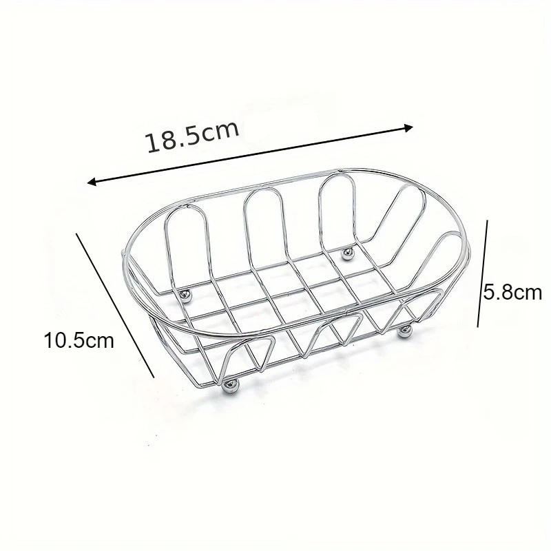1 قطعة سلة تخزين من الفولاذ المقاوم للصدأ منظم متعدد الأغراض للملحقات ومستحضرات التجميل والزينة والمكتب ودعائم الصور وسلال الرف