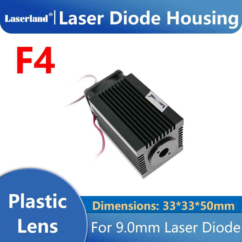 

Focusable Housing/Case/Heatsink for 9.0mm TO5 Laser Diode LD Module Plastic Lens Fan 3350