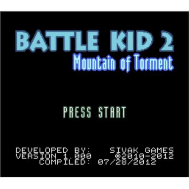 Battle Kid 2 Mountain of Torment 60 Pins Retro Game Cartridge for FC Console 8 Bit Video Game Card