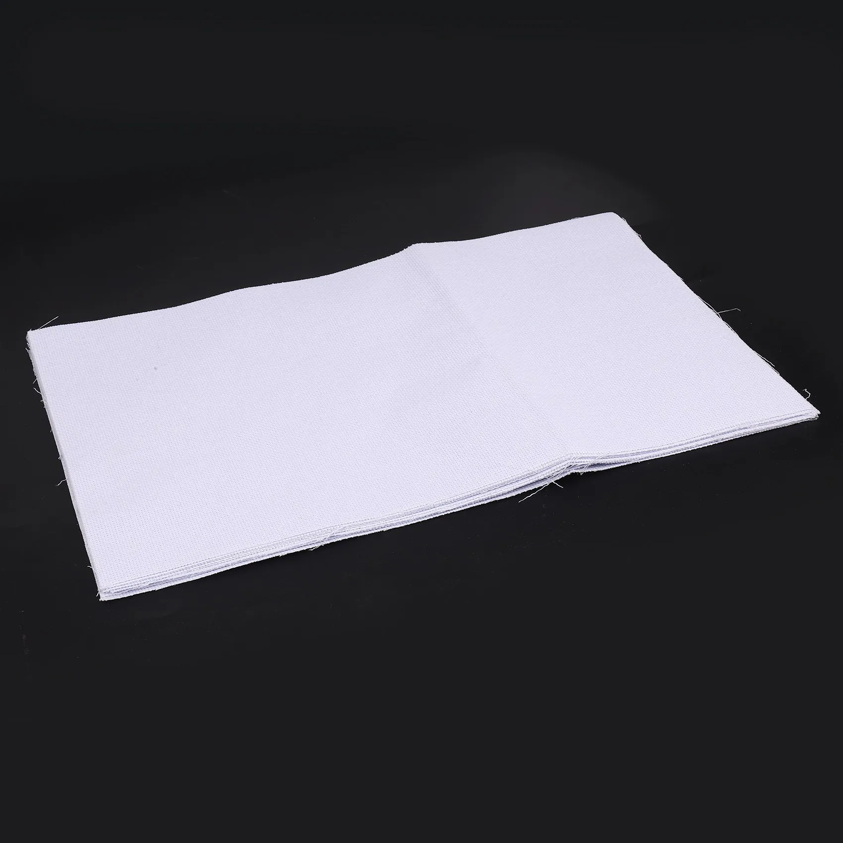 ABJS 8 Pieces 14 Count Classic Reserve Aida Cloth Cloth, White, 12 Inch x 18 Inch