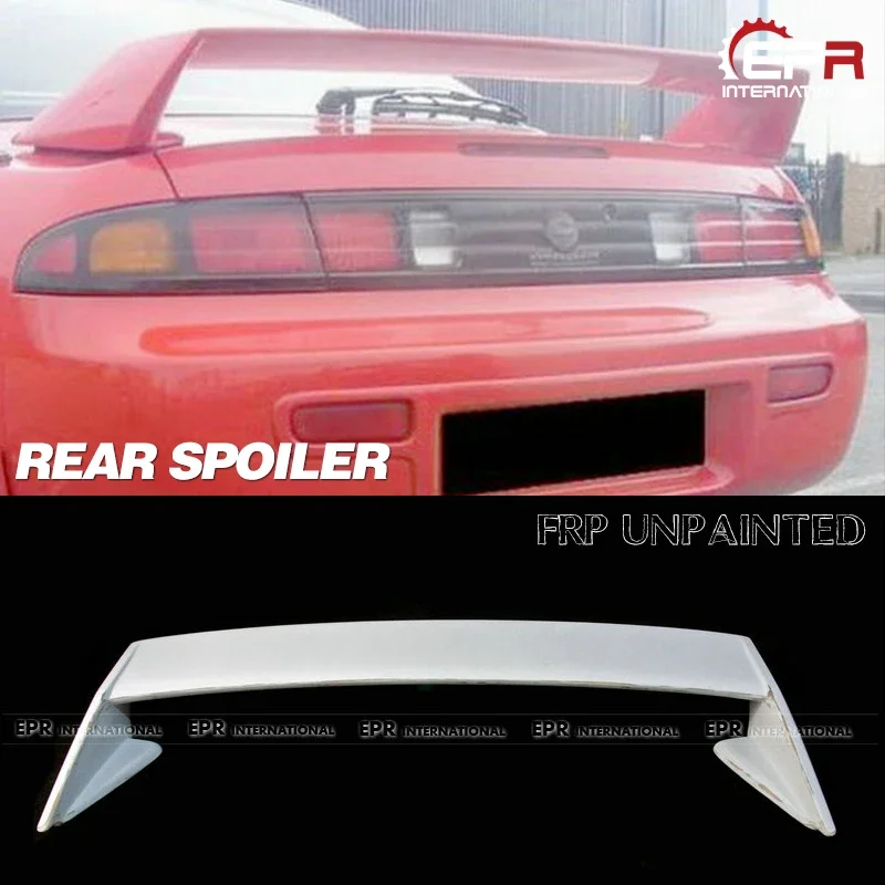 

Автомобильные аксессуары для Nissan S14 JDM Kouki Style FRP, стекловолокно, задний спойлер, стекловолоконный багажник, разделитель крыла, дрифт, тюнинг, отделка губ