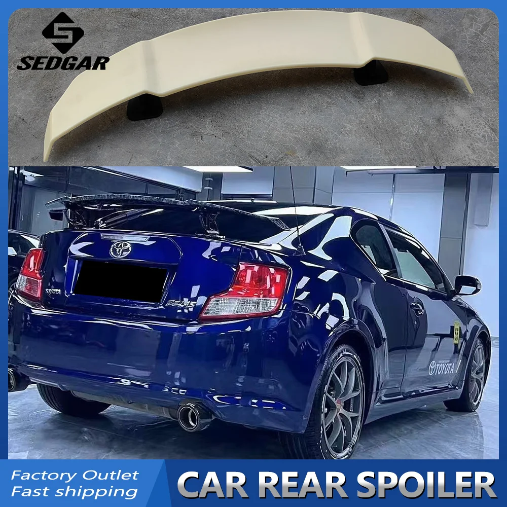 For Toyota ZELAS SCION Trunk Spoiler 2010 2011 2012 2013 2014 2015 High Quality ABS Plastic Rear Spoiler Trunk Boot Wing Spoiler