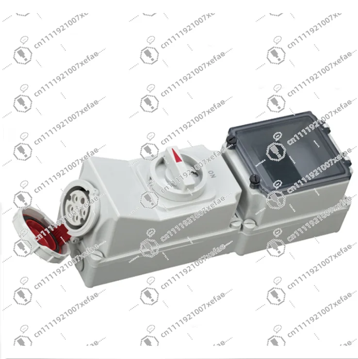 

IP67 230V 400V CF7050 CF5634 CF5630 CF5633 CF5635 CF5638 Blue Red CEE/IEC Socket with Double Interlock and DIN Standard Rails