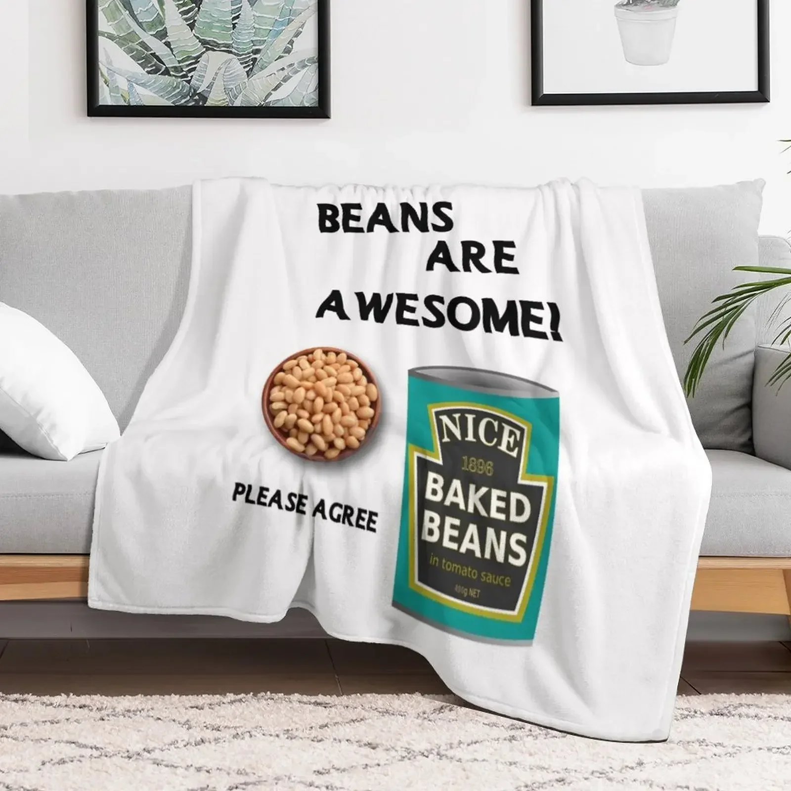 

Bean club Throw Blanket Bed linens Beautifuls Furrys Blankets