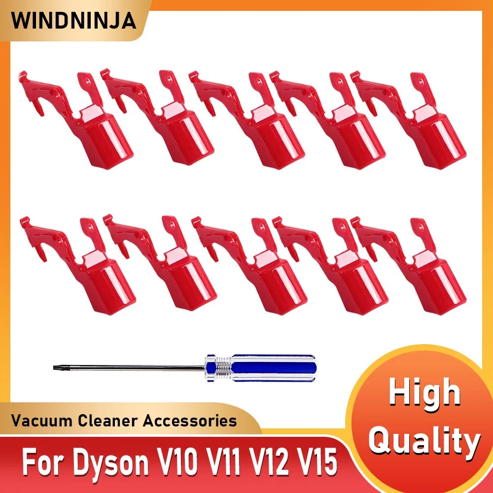 アップグレードされたトリガー スイッチ ボタン Dyson V10 V11 V12 V15 掃除機用 高耐久交換用トリガー ボタン ドライバー付き