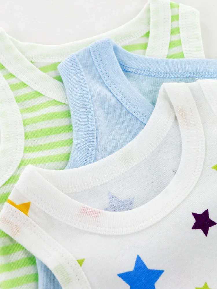 

3pcs Random Baby Summer Triangle Jumpsuit with Bottom Layer Lingerie and Children Accessories