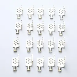 20PCS 220V Silver-plated Copper Material Safe And High Quality Wire Clips For Electric Heating Fittings