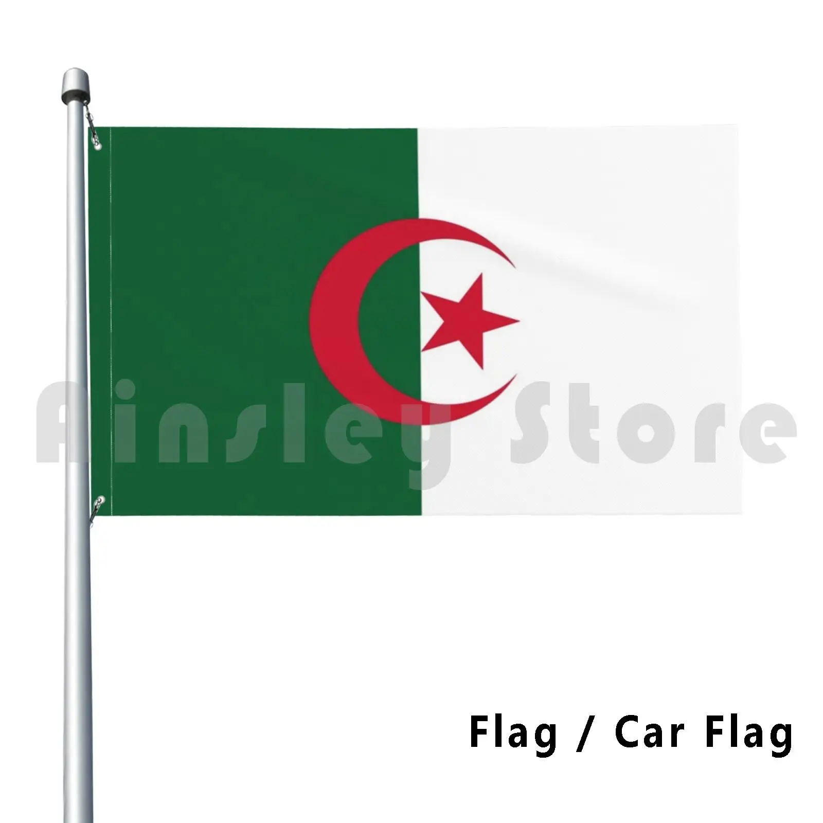 Algerian Flag Of Algeria Flag Car Flag Funny Algerian Flag Algeria Algerian City Girls Algerian Family