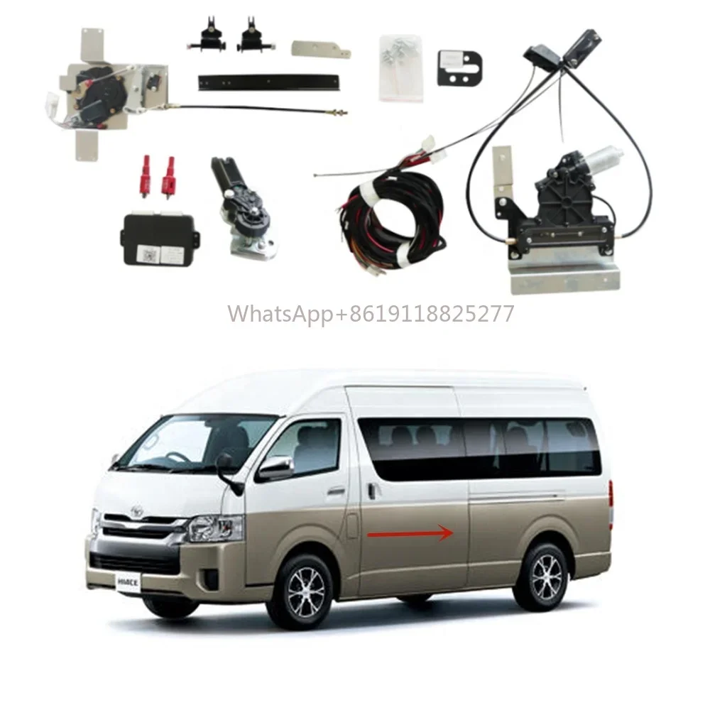 ประตูเลื่อนประตูบานเลื่อนสำหรับ HIACE 2005-2018 Grandia COMMUTER QUANTUM hiace200